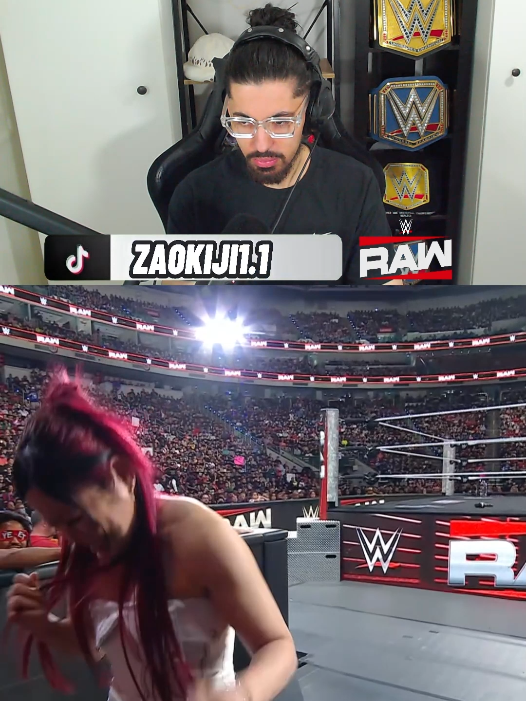 OHHH NOOO Follow me : @zaokiji1.1  #zaokiji #zaokijii11 #WWE #wweraw#raw #wwefan #wrestling #prowrestling #wwefr #wwefrance #react #iyosky #rhearipley #asuka #kairisane @wwe