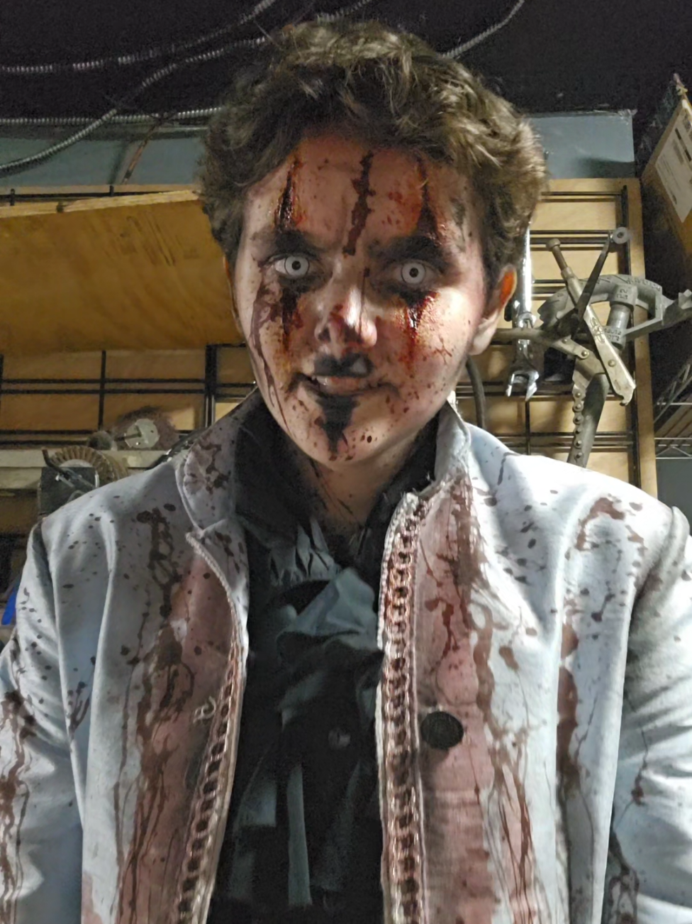 so thrilled to announce that I will be haunting @BloodManorNYC for the Halloween season! I hope to see you there #nyc #hauntedhouse #bloodmanor #scareactor 