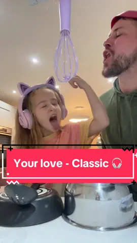 🎶 Our take on Your Love by The Outfield 🎶 We’ve seen this trend a few times but I honestly think Amélie nailed it 😍🙌 What do you guys think — should we do more classics like this? 👀✨ #AmelieAndDaddy #YourLove #TheOutfield #DadTok #lipsyncchallenge 