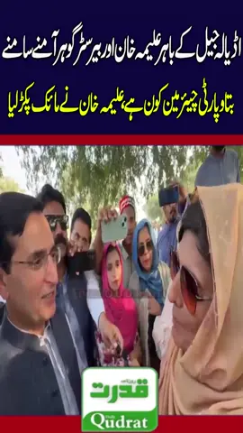 🔥 Aleema Khan Faces Barrister Gohar Outside Adiala Jail Aleema Khan Grabs Mic Questions Party Chairman Authority Drama Unfolds 🎤#AleemaKhan #BarristerGohar #AdialaJail #PTIDrama #DailyQudrat #QudratNews #PakistanPolitics #PoliticalDrama #BreakingNews