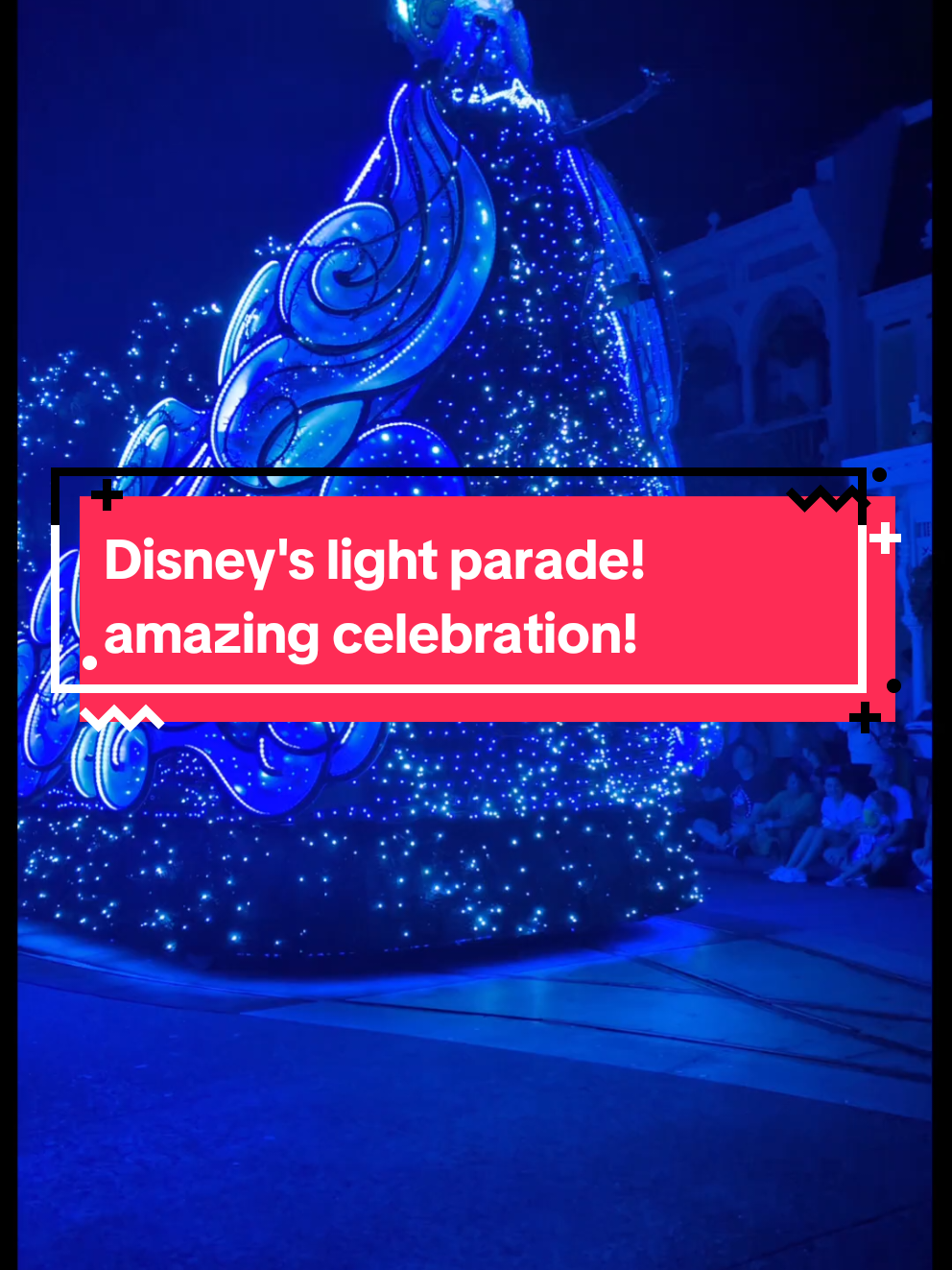 Disney's starlight light parade! unbelievable! #disneyworld  #mk #parade #mickeymouse #fyp 