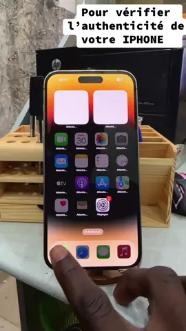Pour vérifier l’authenticité de votre IPhone 📱 🍎 regarder la vidéos jusqu’à la fin et abonnez-vous 