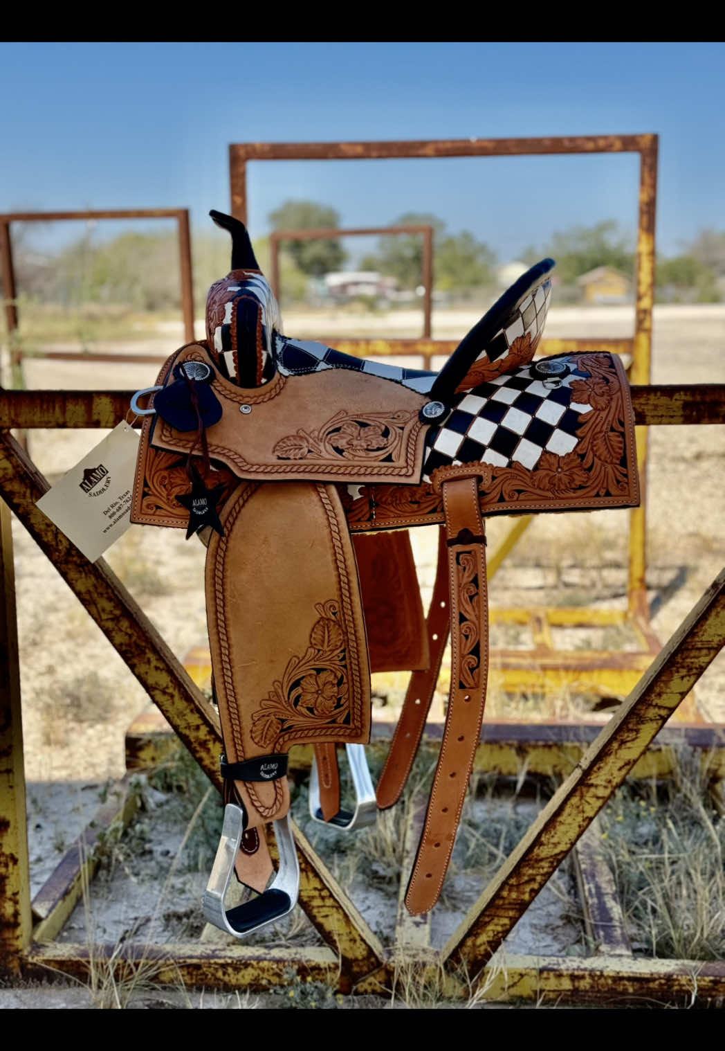 Oh, CHECKMATE COWGIRL! Our newest, sickest barrel yet! AVAILABLE NOW IN A 14” 