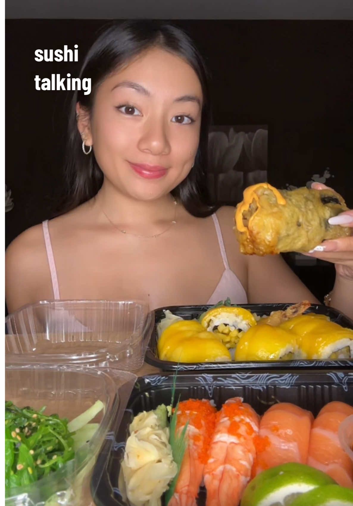 GO FIND UR PERFECT PAIR 👟 AT sneakerp.com @Sneaker Premier  🍣 Sushi mukbang since I just got the coolest shoes for over 50% off 😛🎉  #sushi #mukbang #food #eatingshow #Foodie 