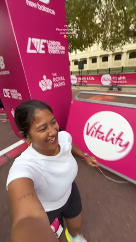Despite the tumble at the finish I was proud of making it all the way round 🏃🏾‍♀️🤩. #pov #womeninsport #runner #Running #race 