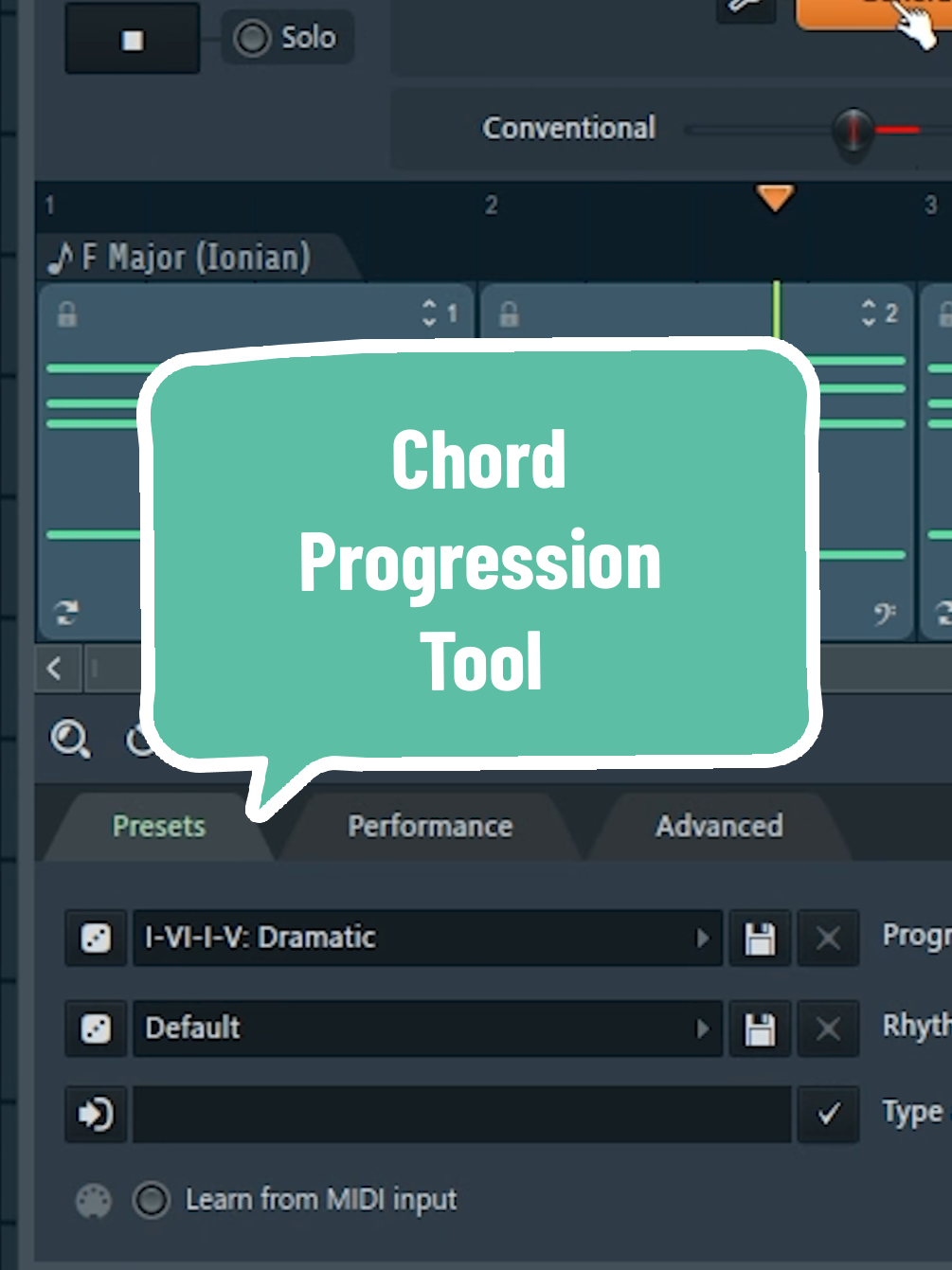 Chord Progression Tool in FL Studio #flstudio #chords #nomusictheory 