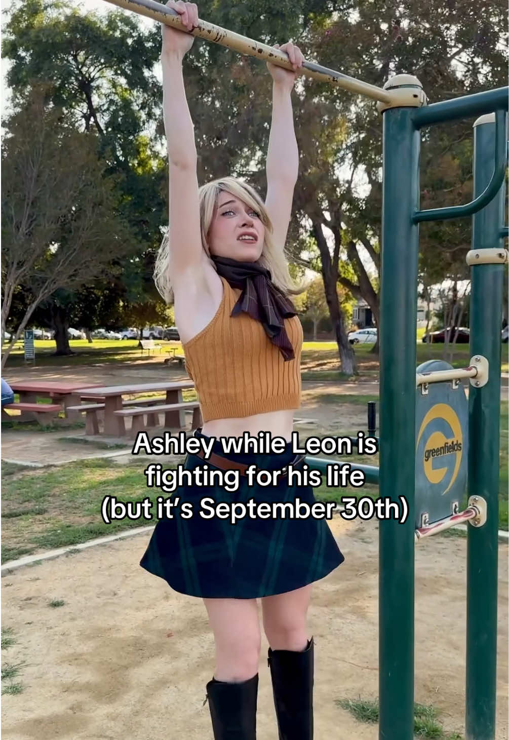happy September 30th! #residentevil #residentevil4 #ashleygraham #leonkennedy #comedy 