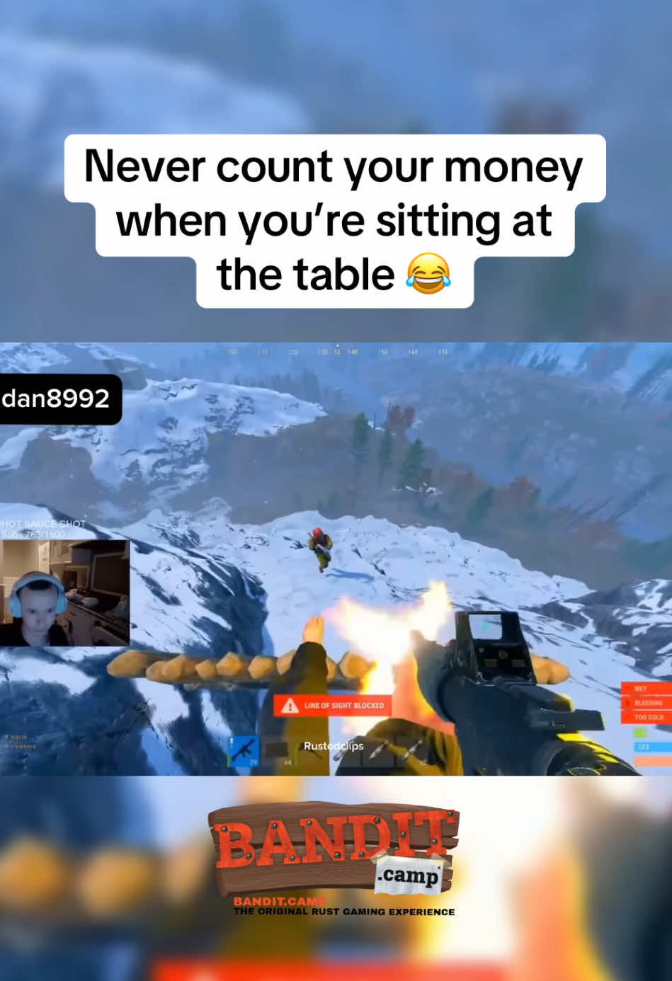 Never count your money when you’re sitting at the table 😂 #rustclips #rustgameplay #rustmoments #rusttok #rustpc 