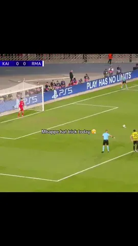 Mbappe hat trick today￼#realmadrid #mbappe #today #goal #fyp