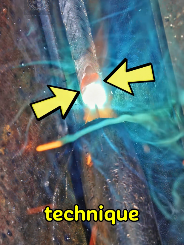 PULL vs PUSH MIG welding. #stickwelding #weldingmyth #weldstrong #unitedstatesofamerica 