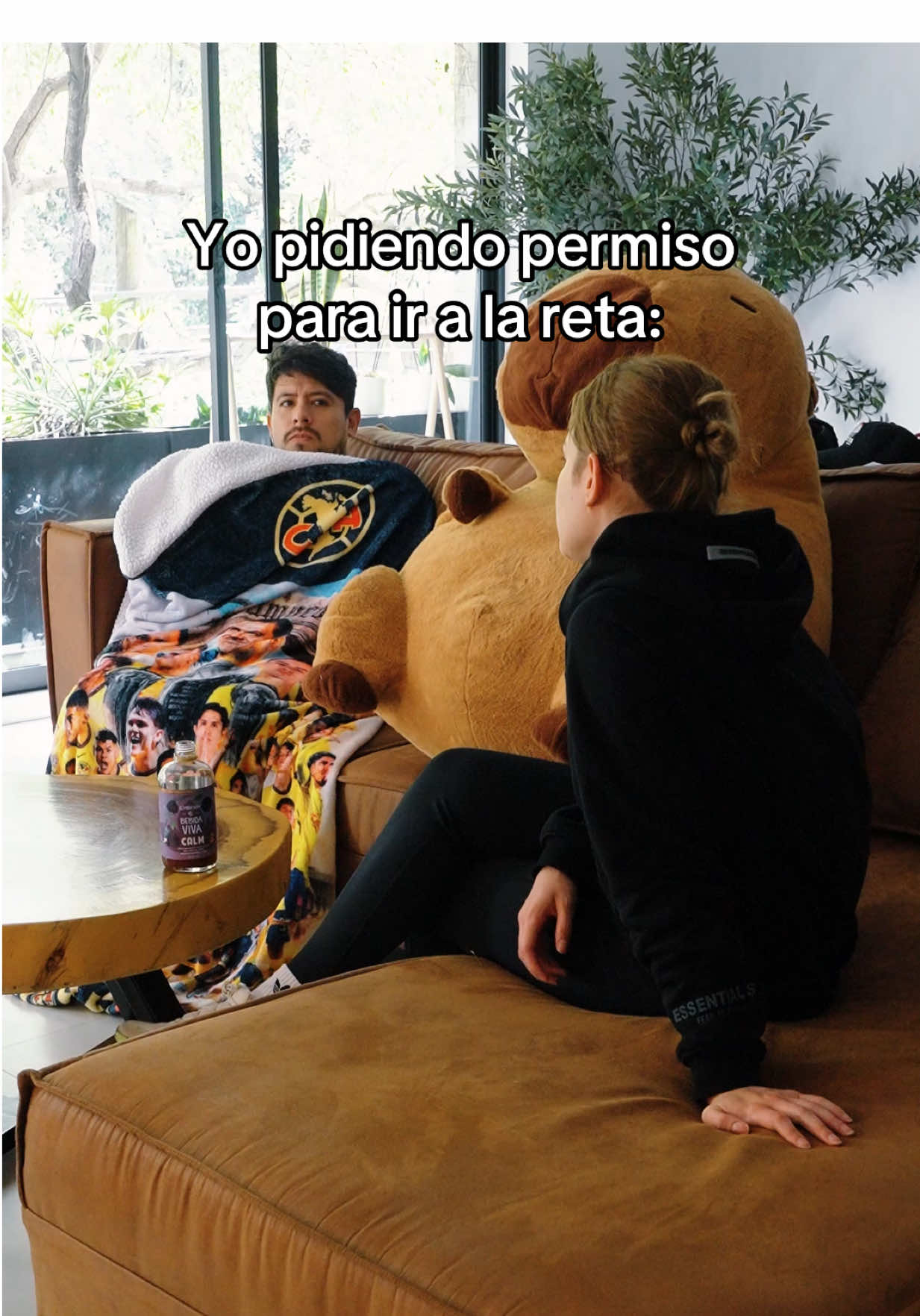 Yo pidiendo permiso para ir a la reta