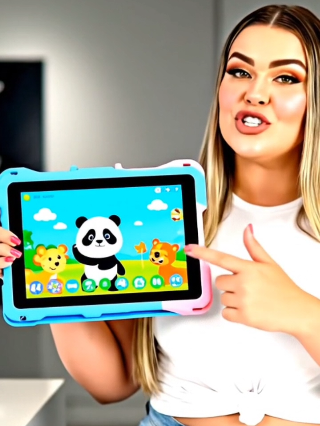 ✅ Diversão e aprendizado em um só lugar! Tablet infantil com jogos educativos, controle dos pais e bateria duradoura. 💡📱✨ #brinquedos  #diversão  #Aprendizado #tablet  #Promoção