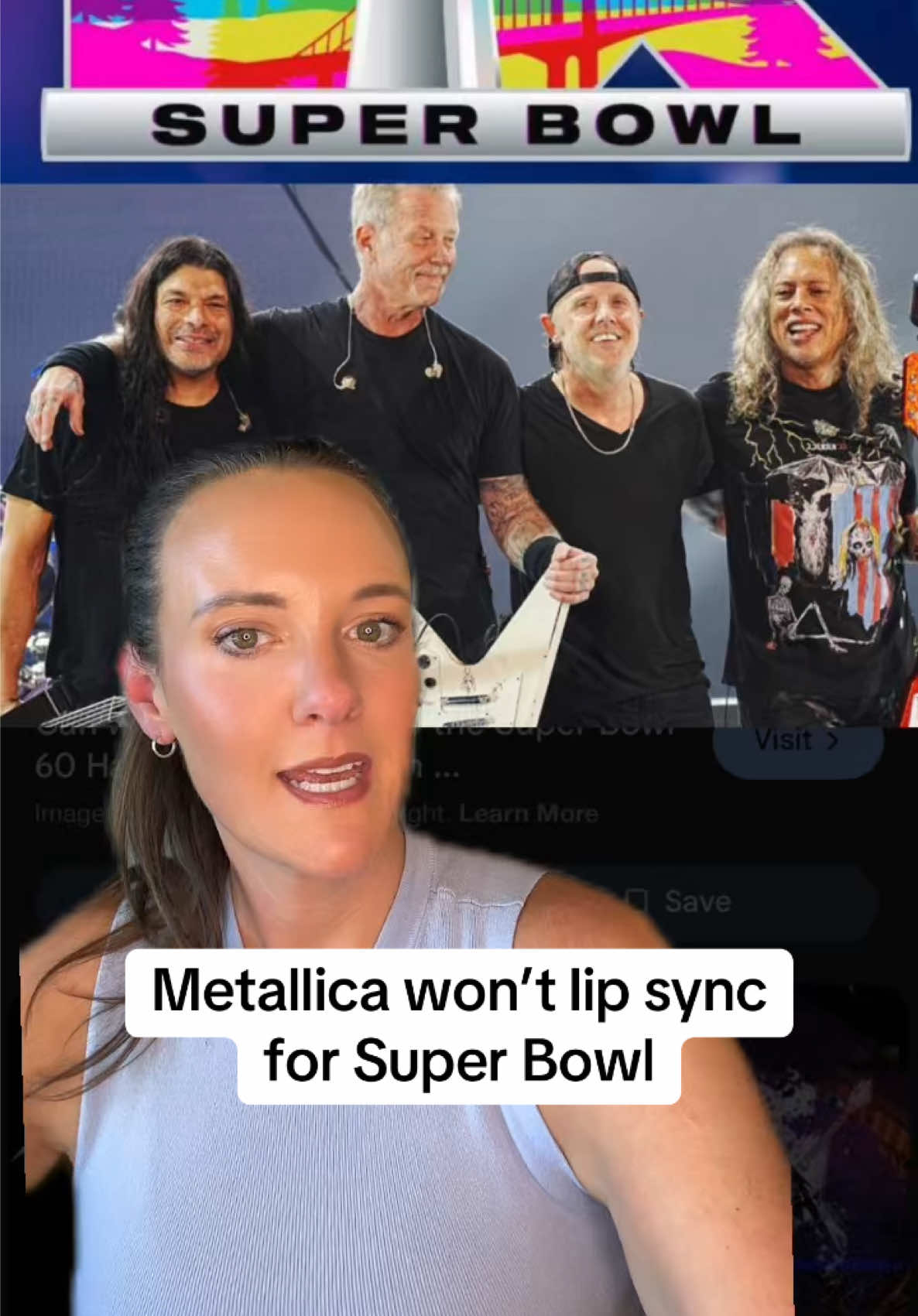 Did the NFL make a mistake picking Bad Bunny? #SuperBowl #metallica #badbunny #nfl #sanfrancisco 