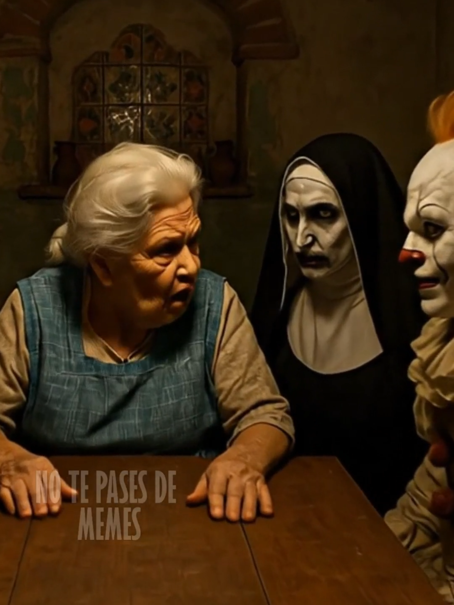 Reunión familiar con Doña Pancha y los terrorificos personajes de terror #halloweenmakeup #viraltiktok #Memes #Chistes #humortiktok #fypシ #viral
