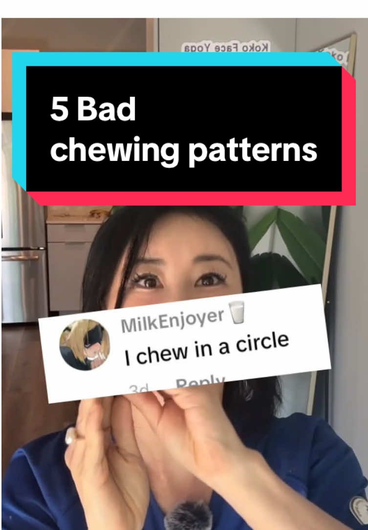Your chewing habits can secretly affect your jawline, face shape, and skin health. Bad chewing patterns create jaw tension, facial asymmetry, and even premature wrinkles. By correcting how you chew, you can support natural anti-aging, facial symmetry, and a lifted jawline. Small changes in daily habits make a big difference over time. Save this tip and start practicing mindful chewing today! #KokoHayashi #KokoFaceYoga #FaceYoga #FacePosture #CorrectPosture #FacialSymmetry #JawlineExercise #ChewingHabits #NaturalAntiAging #WrinklePrevention #FaceToning #AntiAgingRoutine #JawlineTips #YouthfulGlow #HealthyHabits