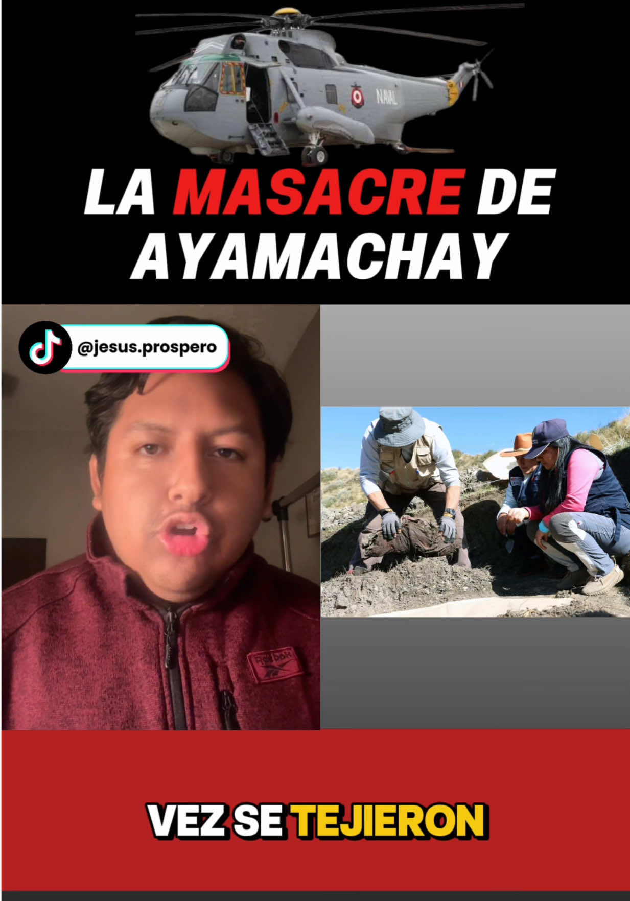 Fiscalía identifica restos humanos hallados en Ayamachay, Ayacucho, correspondientes a una familia víctima del terrorismo de Estado en 1984. #dinaboluarte #politicaperuana #lima #peru #jesusprospero 