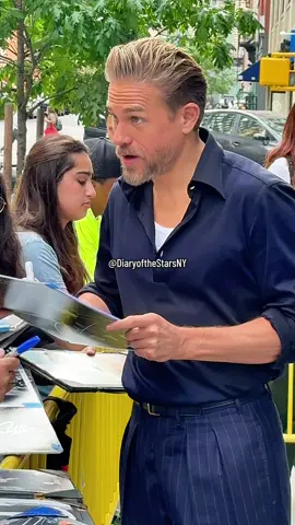 He’s so beautiful 💕💕💕💕 #CharlieHunnam #NYC #Netflix #Monster #Actor 