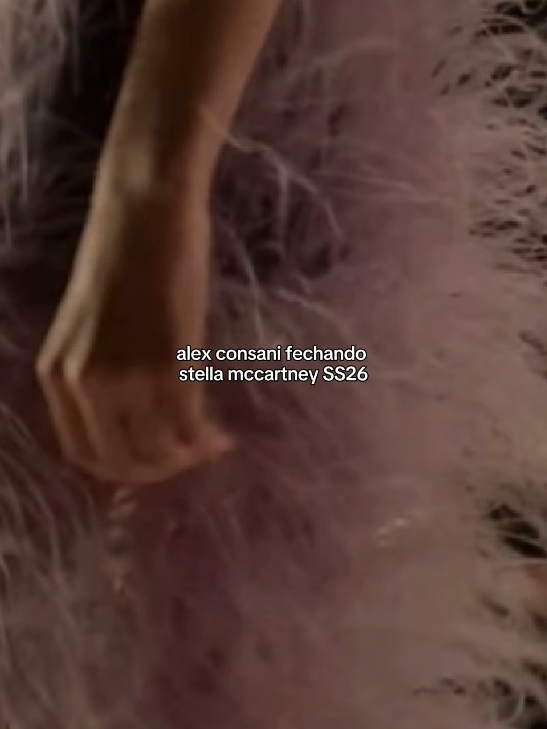#AlexConsani fechado o desfile da @stellamccartney SS26 #STEALTHELOOK #PFW