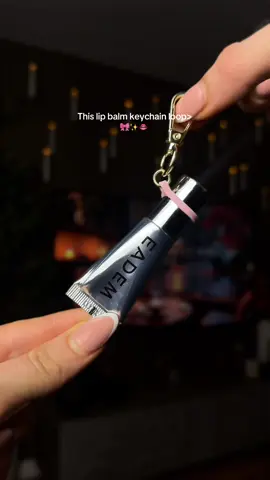 Make any lip balm into a keychain! 💝 #tartecosmetics #keychain #lipbalmaddict #lipbalmkeychain 