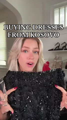 Beautiful bedazzled dresses for special occasions 🖤 Black dress is from @Albina Dyla short dress is from @Fjolla Nila perfect for weddings and proms too #fashion, #luxurydresses, #dressinspo, #highfashion, #occassionwear 