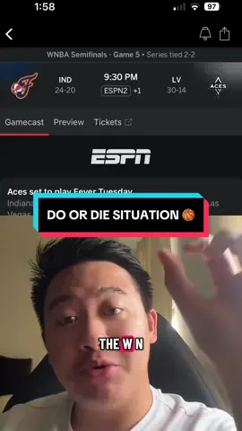 DO OR DIE GAME 5 PREDICTIONS: #aces Vs. #fever 🏀 #tiktokwomensbasketballcampaign #ajawilson #kelseymitchell 