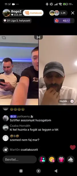 @BogoZ @Sinanovic Emir @🥪Melegszendvicsek🥪 @Hajléktalan Sztiflerr 