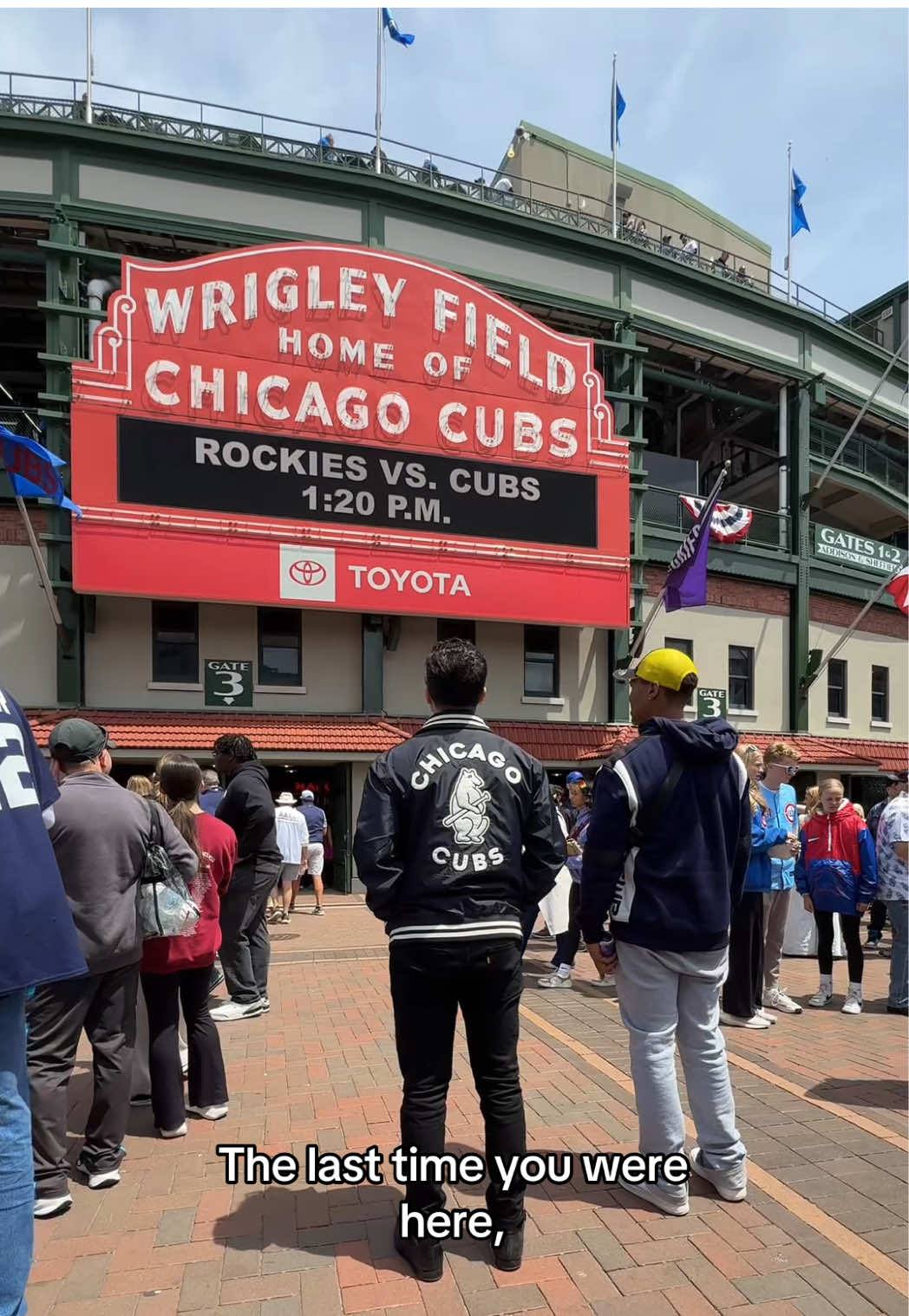 Memories at Wrigley that’ll last forever 💙 @Cubs  #chicagocubs #chicago #baseball #wrigleyfield 