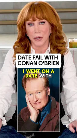 Hey at least I tried…Probably the best date of Conan’s life. More stories and craziness out now on this week’s episode of Kathy Griffin: Talk Your Head Off on YouTube!