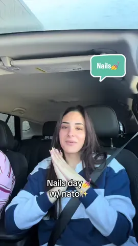 Nails day💅مع ناتو🥲#ماري_كوكالي #marykokaly #nataliekokaly 