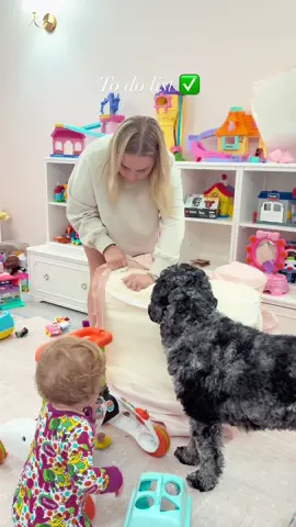 One thing at a time getting off the list, but with a toddler and dogs, I feel like the list never ends🤍🤍🤍😆 #clean #reels #cleanwithme  #momlife #raisingbabies                      