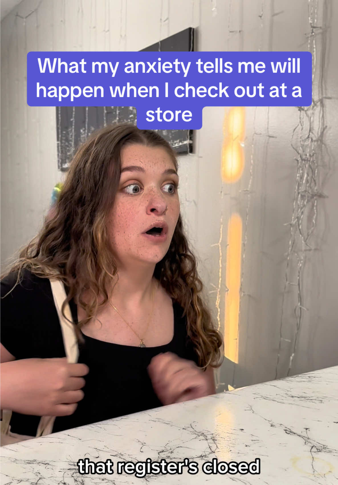 What my anxiety tells me will happen when I check out at a store #bbpartner #toys @Bellesa Boutique