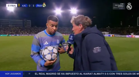 Kylian Mbappé after the match 🎥