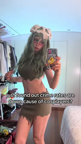 the joke is about all the edits of people telling the cops stuff too see cosplayers lol #bleach #nelliel #nel #cosplay #anime 