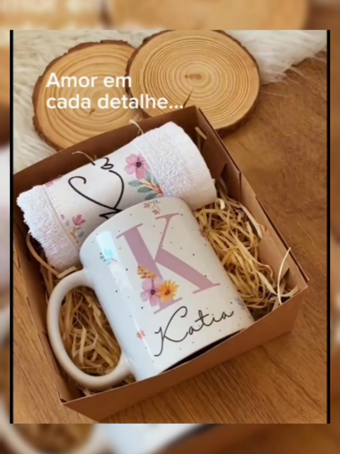 Kit caneca+toalha personalizada presente que surpreende e arranca sorrisos de quem ganha!Copie o ID (🔎AQP-ABK-JKH) #presente #caneca #toalha #personalizada