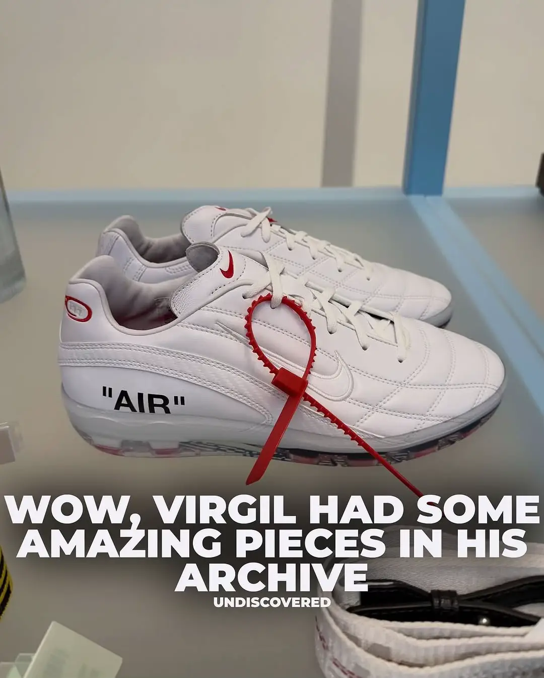 👁️: happy birthday virgil abloh ! today he would’ve been 45. the @le_grand_palais held an exhibition dubbed “Virgil Abloh: The Codes” with @virgilabloharchive showcasing some of his archive pieces both released and unreleased. here’s some some of the coolest ones i’ve found, keep in mind, virgil held over 20,000 pieces in his archive 😳 LLV 🕊️ #virgil #virgilabloh #offwhite #louisvuitton #streetwear 