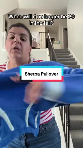 This “fall” weather is confusing but when it’s no longer 90 this Sherpa pullover is going to be my go to for evening outdoor activities. #sherpa #pullover #sherpapullover #fallsweatshirts #fallcoat 