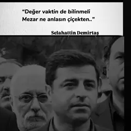 değer vaktinde bilinmeli...✍🏻#kürdhalkı🍂 #selhatindemirtaşözgürlük 