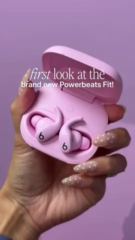 These NEW Beats Powerbeats Fit earbuds are the new love of my life!!! THE PINKKKK 💕🥹 they match my new iphone 17 pro max Beats iPhone case perfectly!!! #iphone17promax #beats #powerbeatsfit 
