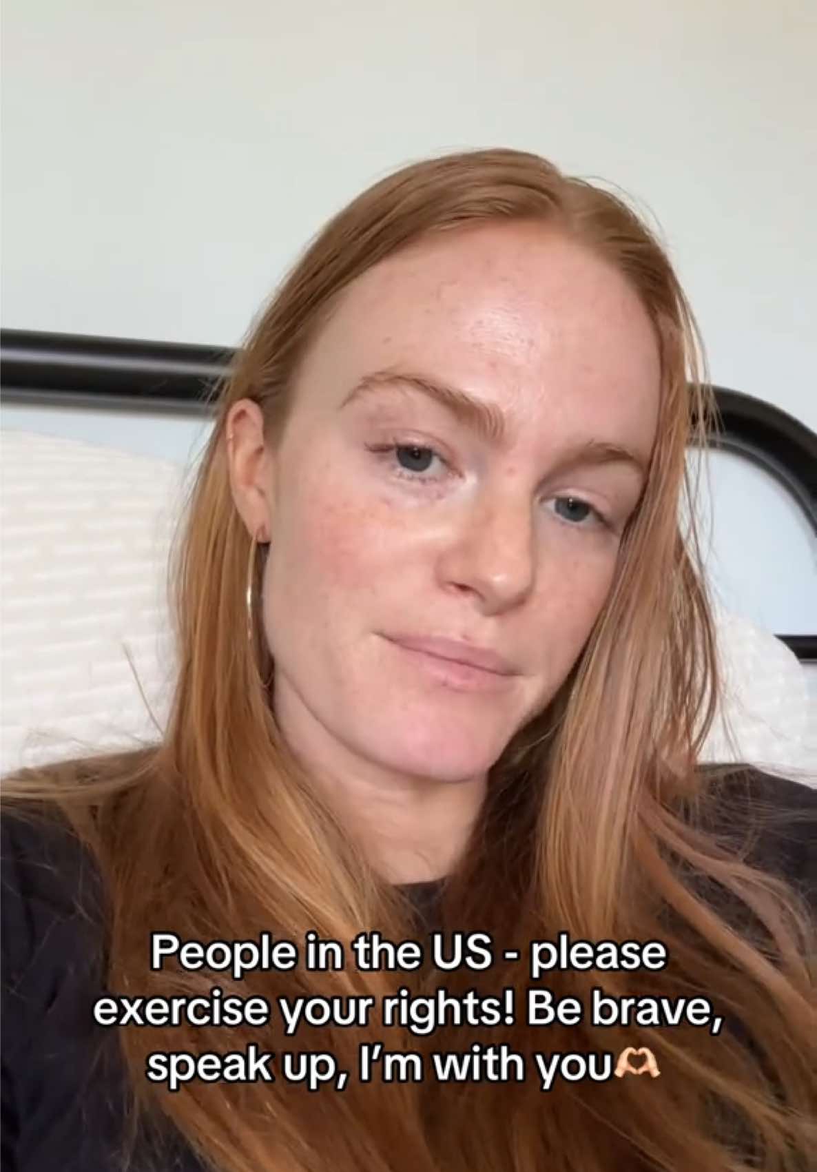 People in the US - please use your voice and don’t let anyone intimidate you out of doing so! Now more than ever, please be brave. It is so crucial that we the people exercise our constitutional rights in the face of fascism, and don’t immediately roll over and give all of our power away by staying silent and complying. All of the heightened, intense, divisive political rhetoric that is being circulated is meant to cause a person to feel hopeless, isolated, and powerless, but we are none of those things. Together, we the people are powerful beyond measure. Let us remain hopeful through it all, and despite it all. Let us remain connected, and let us believe in each other and our collective power. Resist fascism y’all. I believe in us, and I love you. 🫶🏻 #politics #unitedstates #freespeech #fyp #resist 