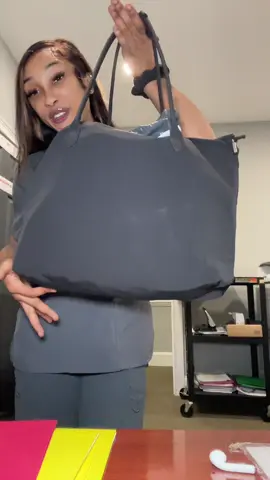 This versatile tote bag comes in clutch! Click the link to order yours today! #largetotebag #totebag #totebags #largetote #fyp 