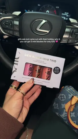 these are sooo pigmented and creamy and they make the perfect gift for this holiday szn coming up #saiebeauty #saieblushes #holidaysets #saiedewblush #giftideas 