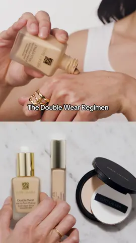 A Double Wear regimen is the best regimen. #MakeupRoutine #DoubleWear