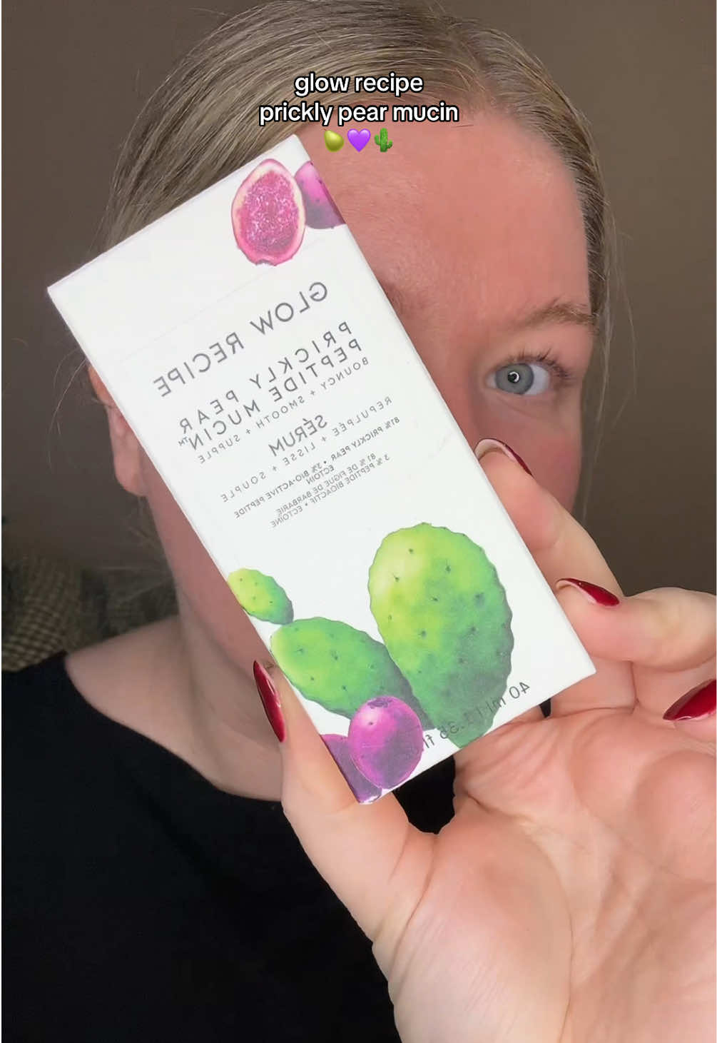 love love love the new @Glow Recipe prickly pear mucin! (ad/pr) available now at @Cult Beauty and @Sephora UK for £28 xx #glowrecipe #skincare #fyp 