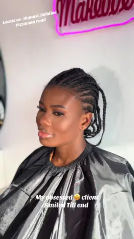 When the skin work eats well, the smiley face 😊 gets contagious 🥳🥰 #makeuptransformation #tictokviral #tiktoktainment #tiktokindia #tictokghana🇬🇭 