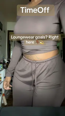 Loungewear goals? Right here 👇🏾@TimeOFF Sports 💫
