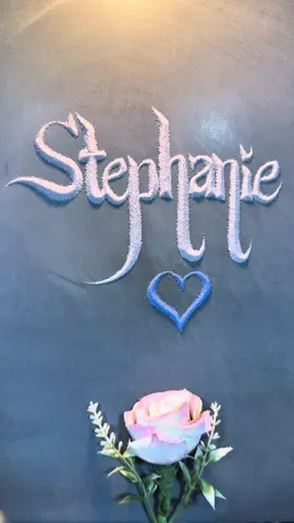 Stephanie name request done ☑️❤️💕 Please follow and comment name 🥰