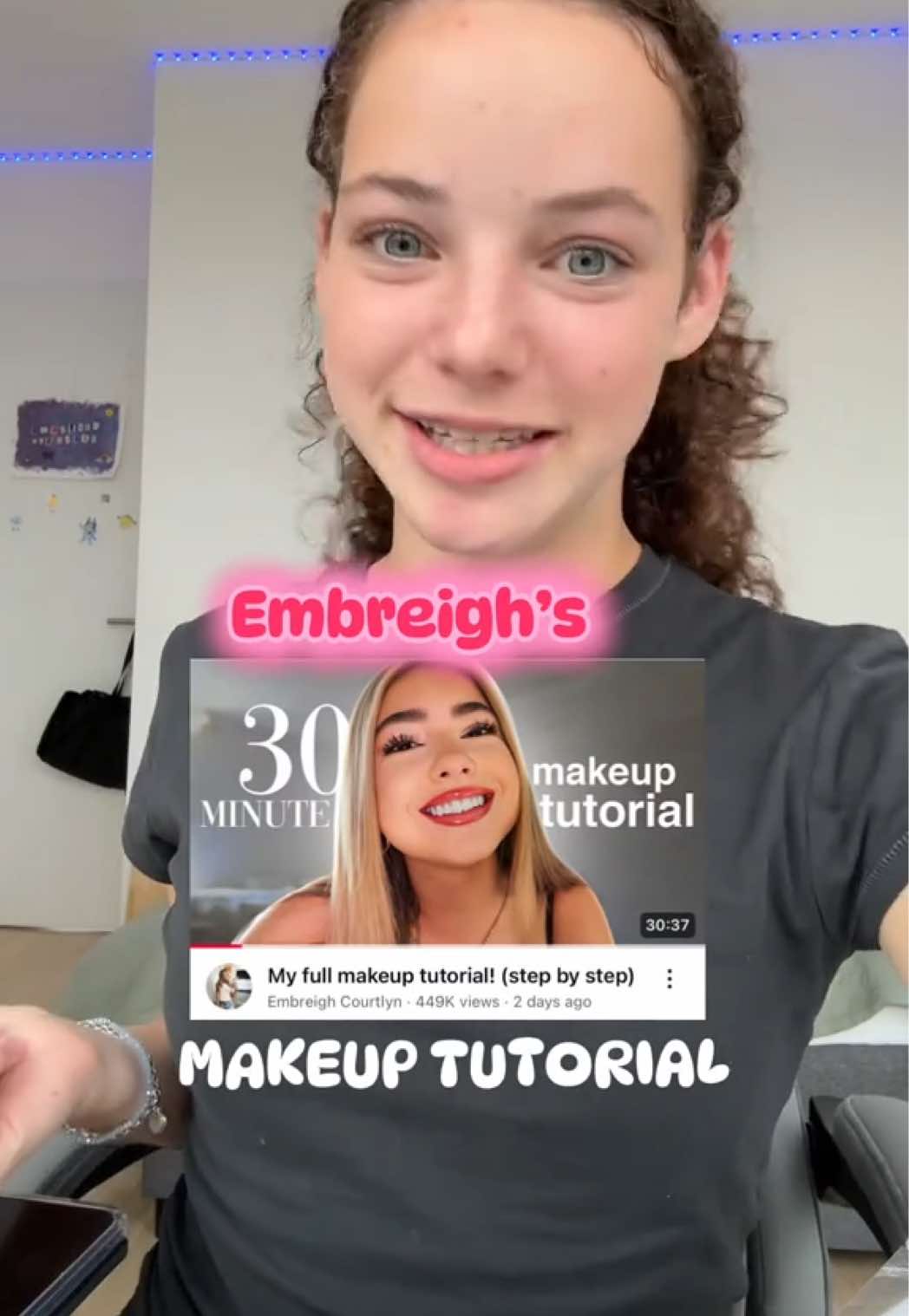 embreigh’s makeup tutorial💗💄 || @??? @therealempisle || #trending #fyp #makeup #embreigh #viral  