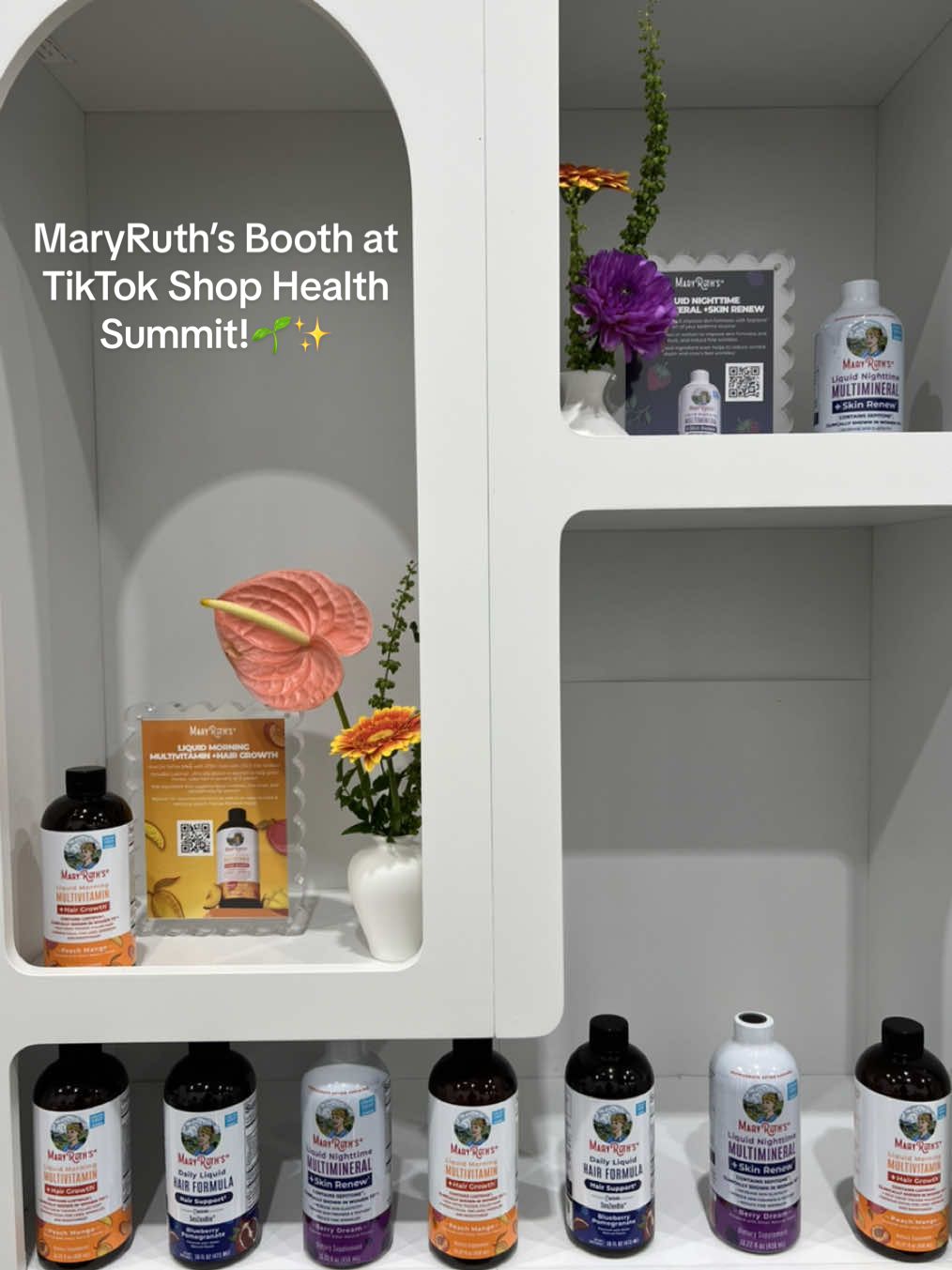 Did we see you at MaryRuth’s booth at the TikTok Shop Health Summit in Miami?🤗🌱✨#maryruths #maryruthorganics #ttshealthsummit #tiktokhealthsummit #healthsummit 