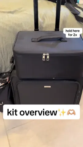 Breakdown of everything in my pro MUA kit!🤍🤩 Absolutely loving my new case from @Relavel 🫶🏼 Let me know what must haves are in your kit!  #makeupartistkit #muaoftiktok #promua #makeupessentials #kittour 