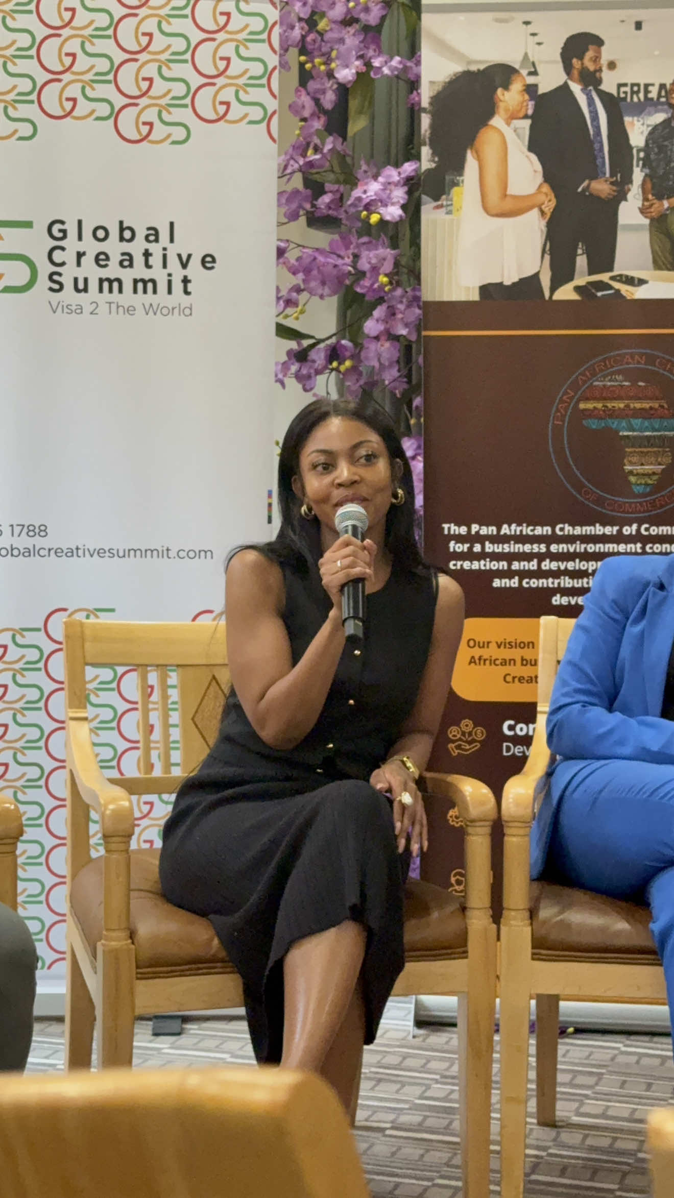 @Nthabee K sharing a little bit about herself as a social entrepreneur at the Accelerate Women Entrepreneurship event and Women Entrepreneurship Centre launch.  #womenentrepreneur #WomenEntrepreneurship #Womenempowerment #youthempowerment 